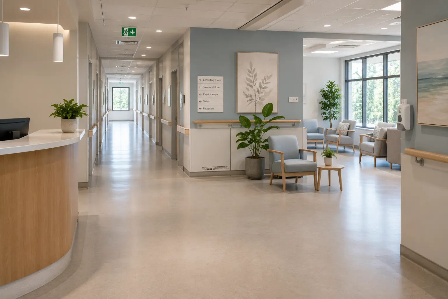 Discreet pest control inspection at a Gauteng healthcare or aged-care facility
