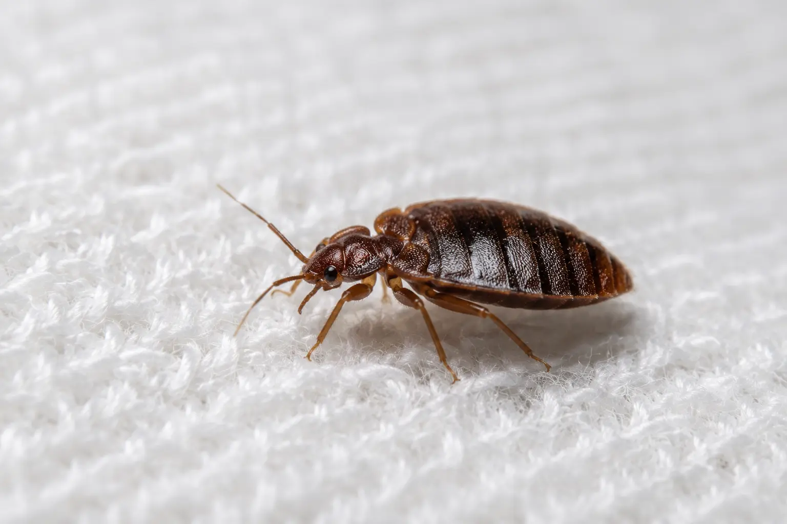 Close-up of a bedbug