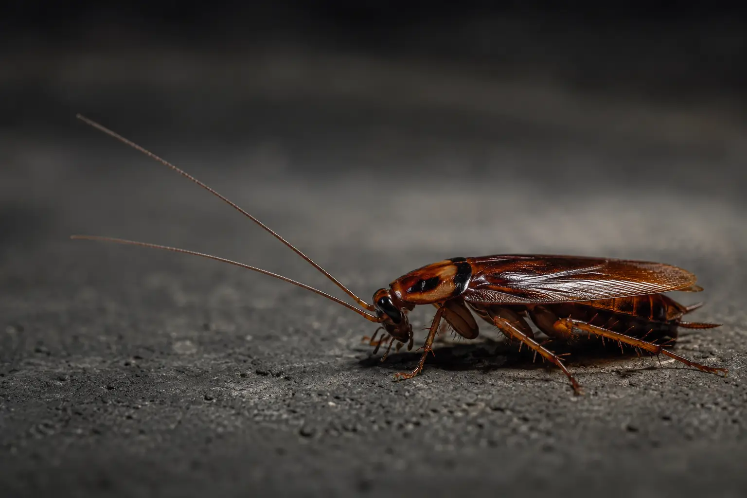 Close-up of a cockroach