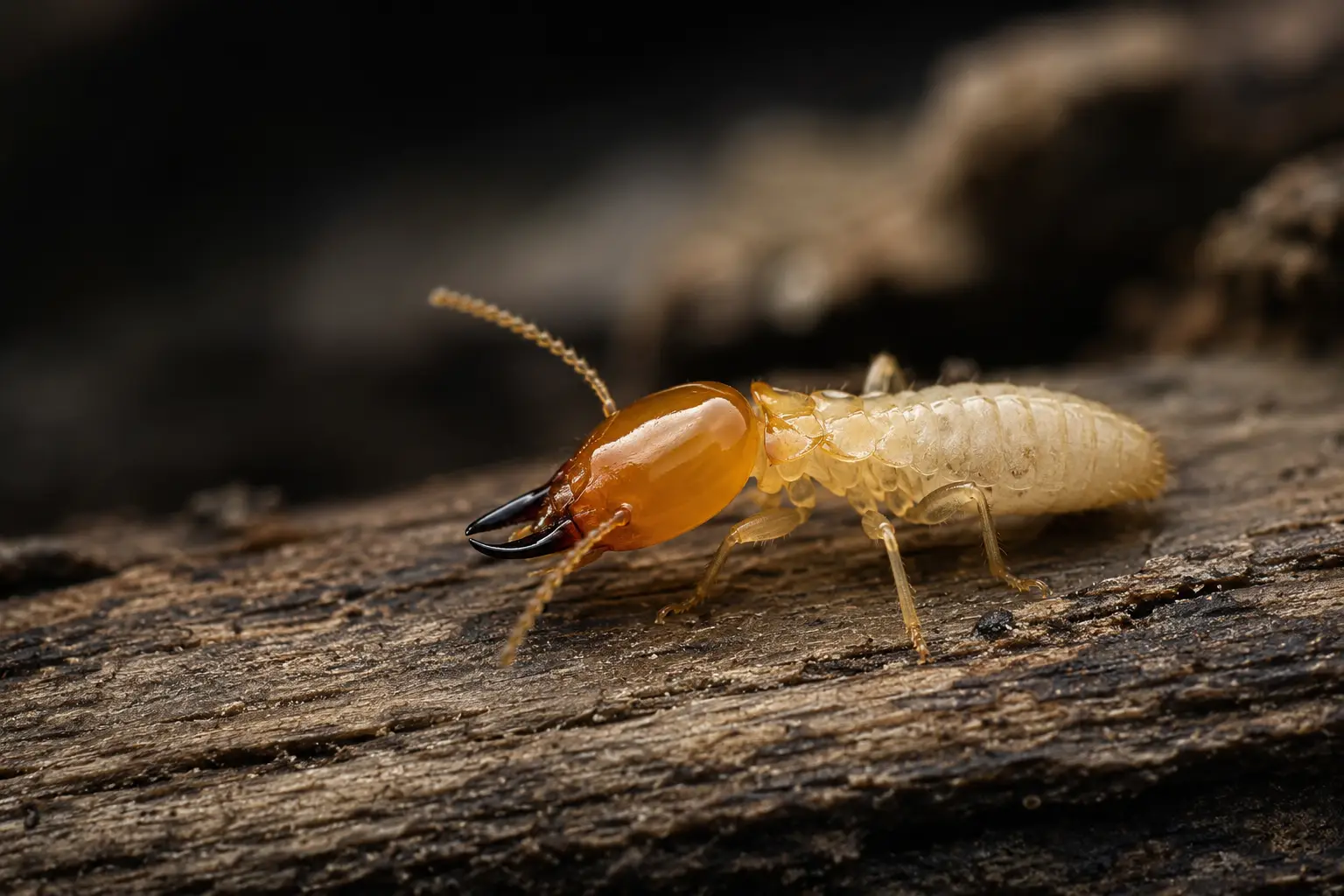 Close-up of termites